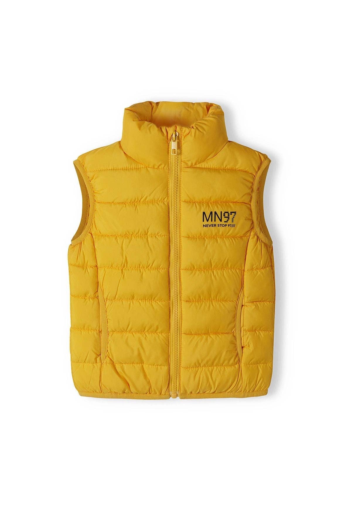 Bodywarmer Geel Jongens – Gewatteerde Mouwloze Jas
