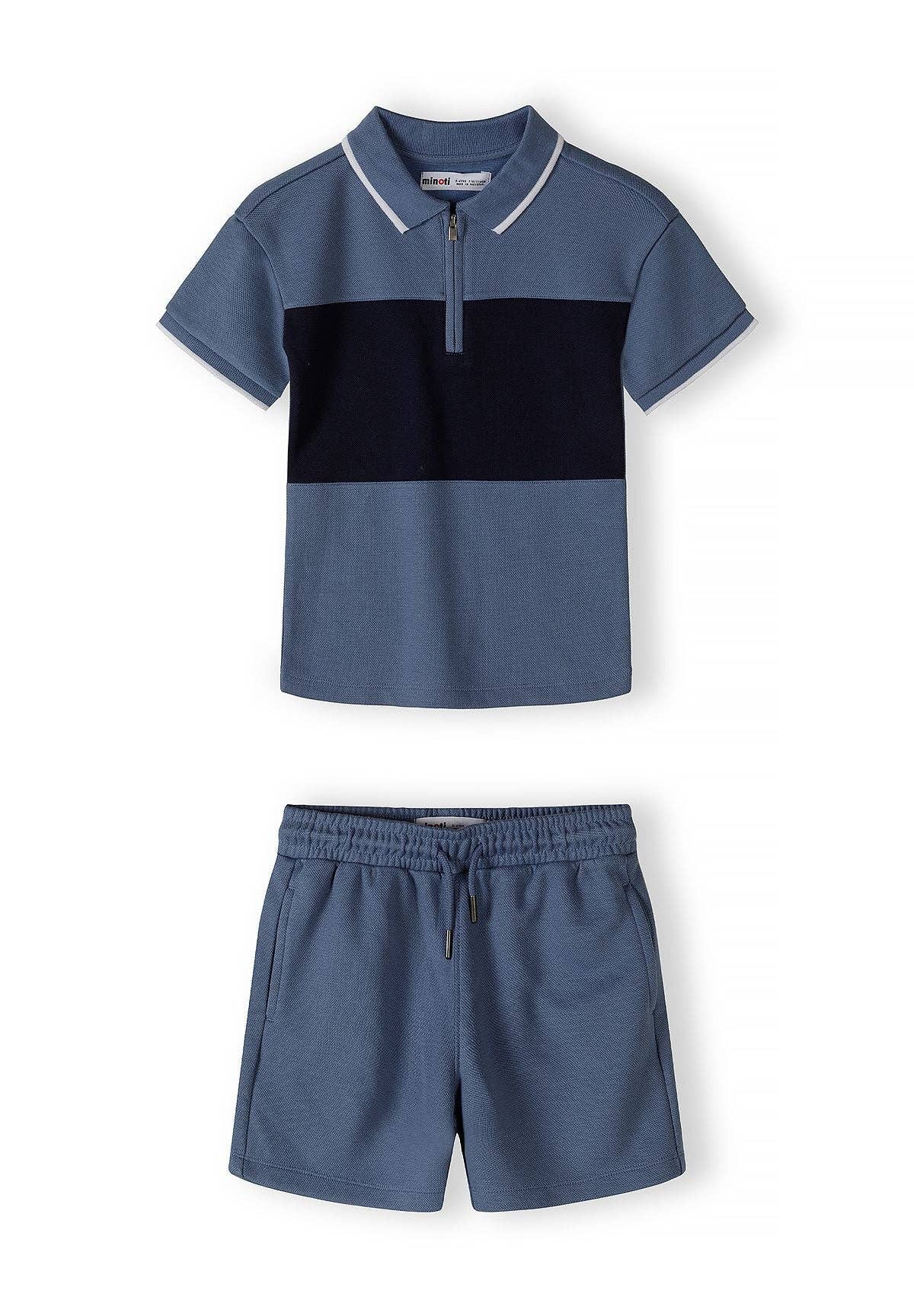 Jongens Set Blauw | Polo & Short Zomerset Kinderen