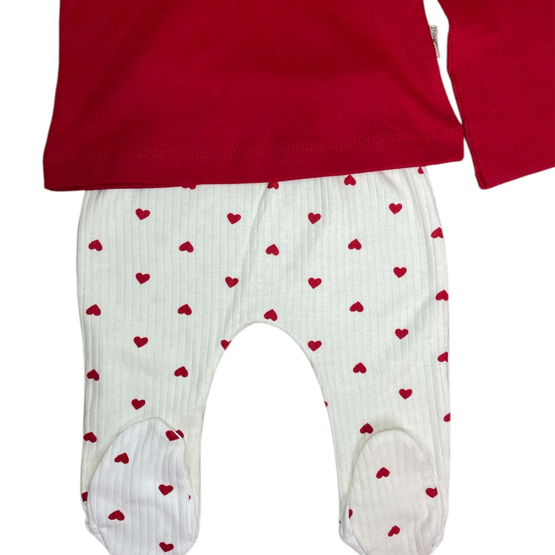 Babyset rood en wit