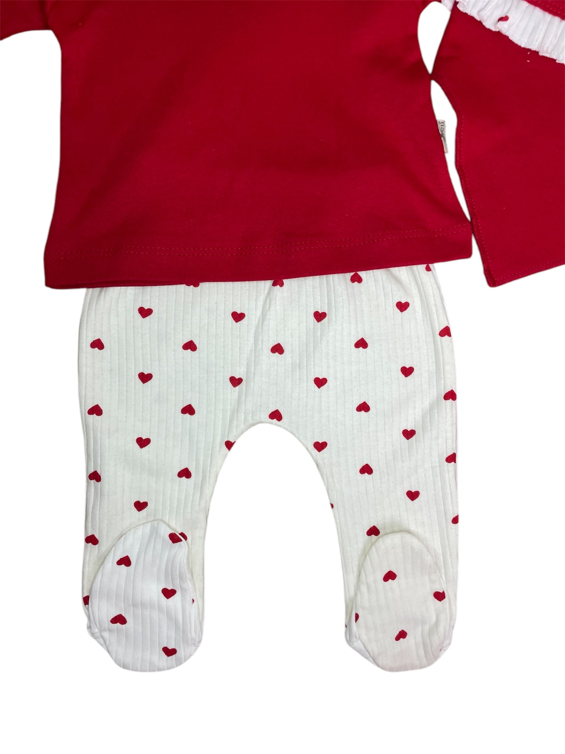 Babyset rood en wit