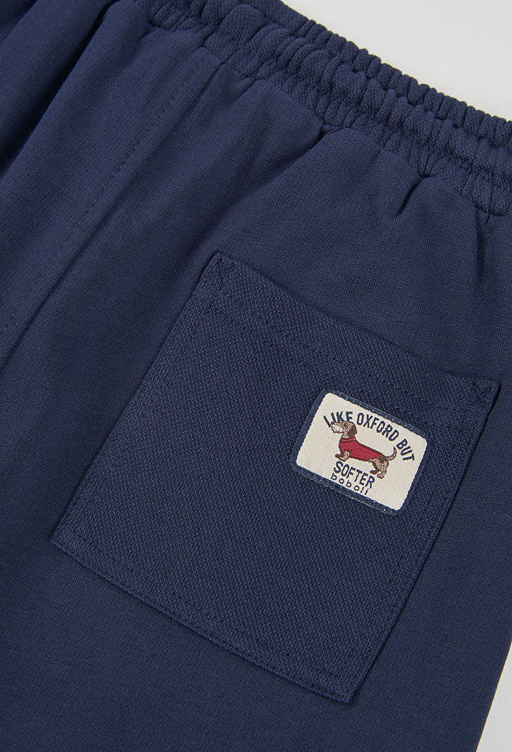 Baggy jongensbroek donkerblauw Boboli