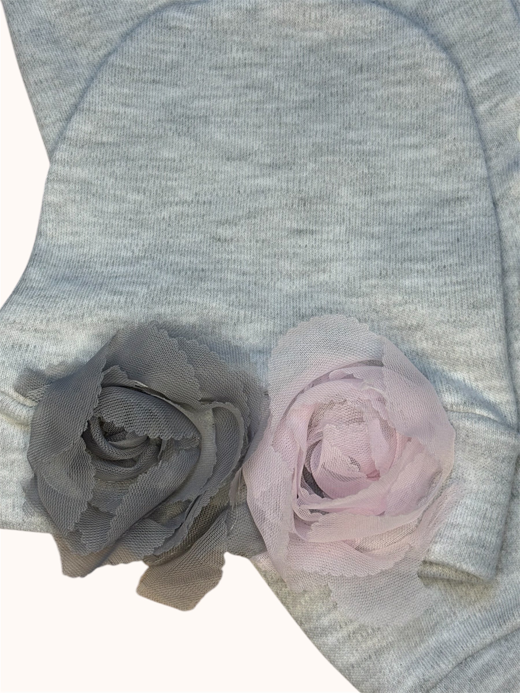 Ensemble bébé rose 5 pièces avec imprimé nœud et cœur