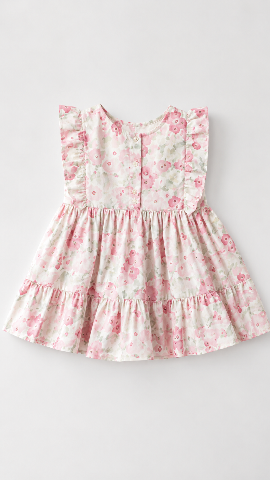 Baby Jurkje Roze Bloemenprint