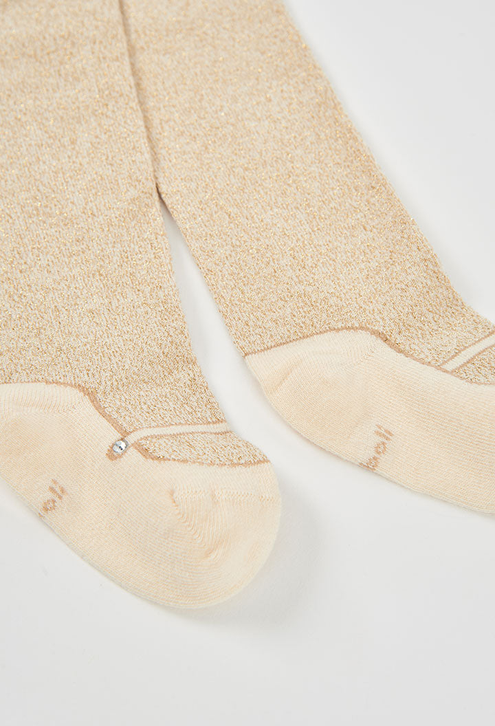 detail van de glittervoet met strass op de Boboli meisjesmaillot