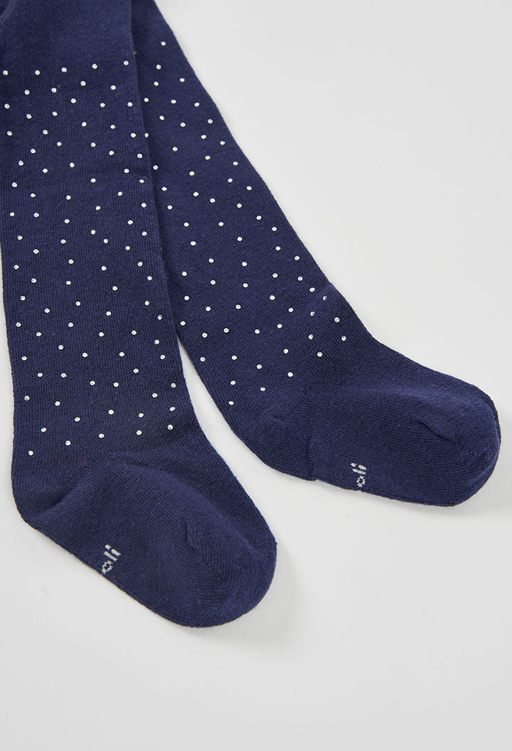 Maillot meisjes marineblauw met stippen – Boboli