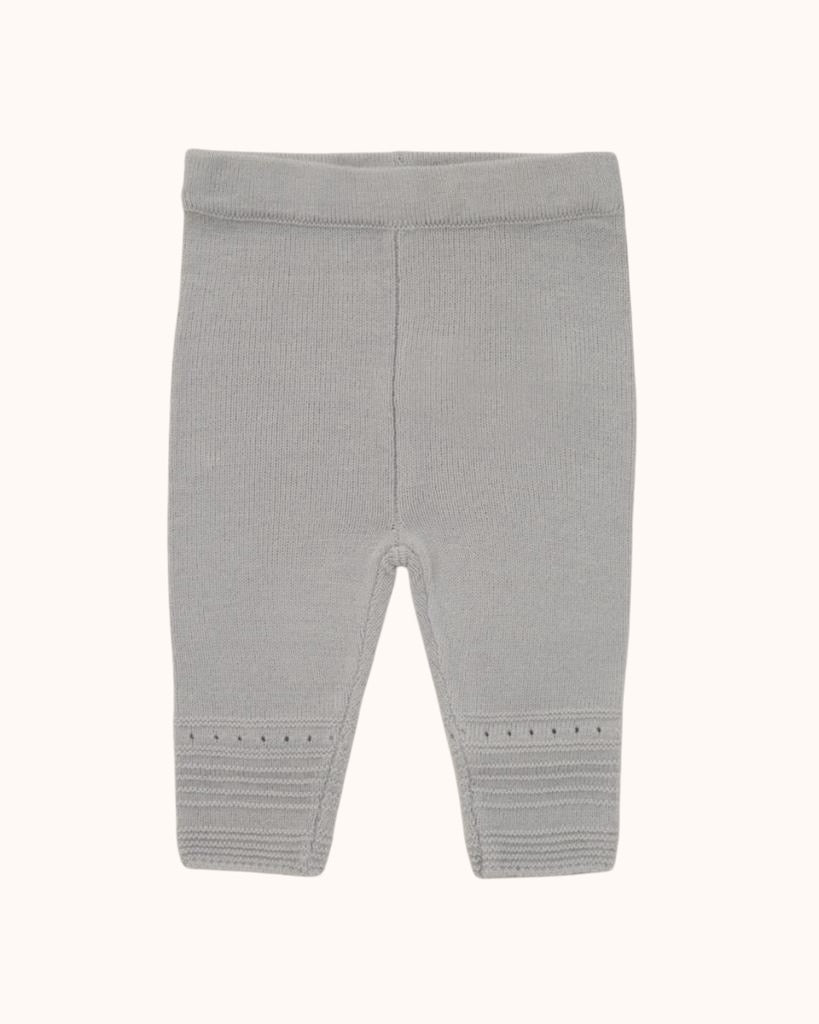 Luxe Gebreide Babyset in Zacht Grijs