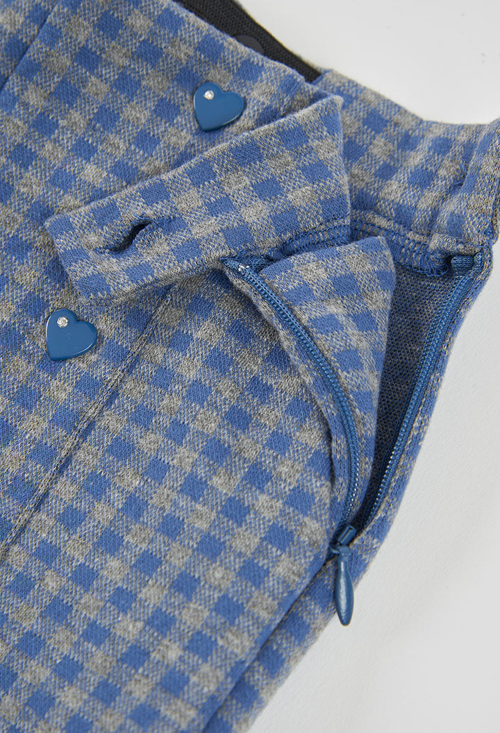 Boboli meisjesshort met elastische taille en hartjesknoopjes, detail