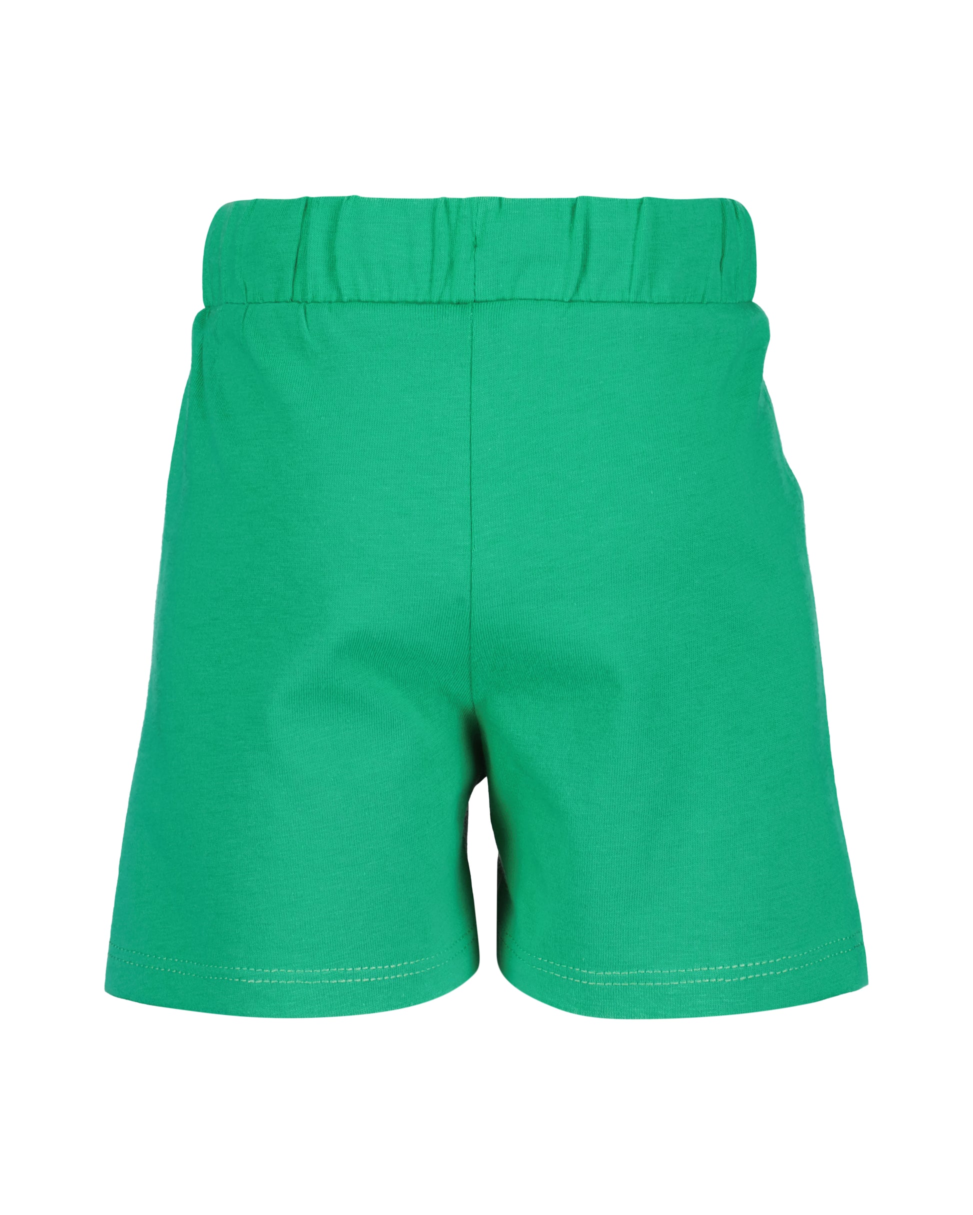 Achterkant felgroene baby jongens shorts Blue Seven met elastische tailleband en trekkoord – Elisa Kids Boutique