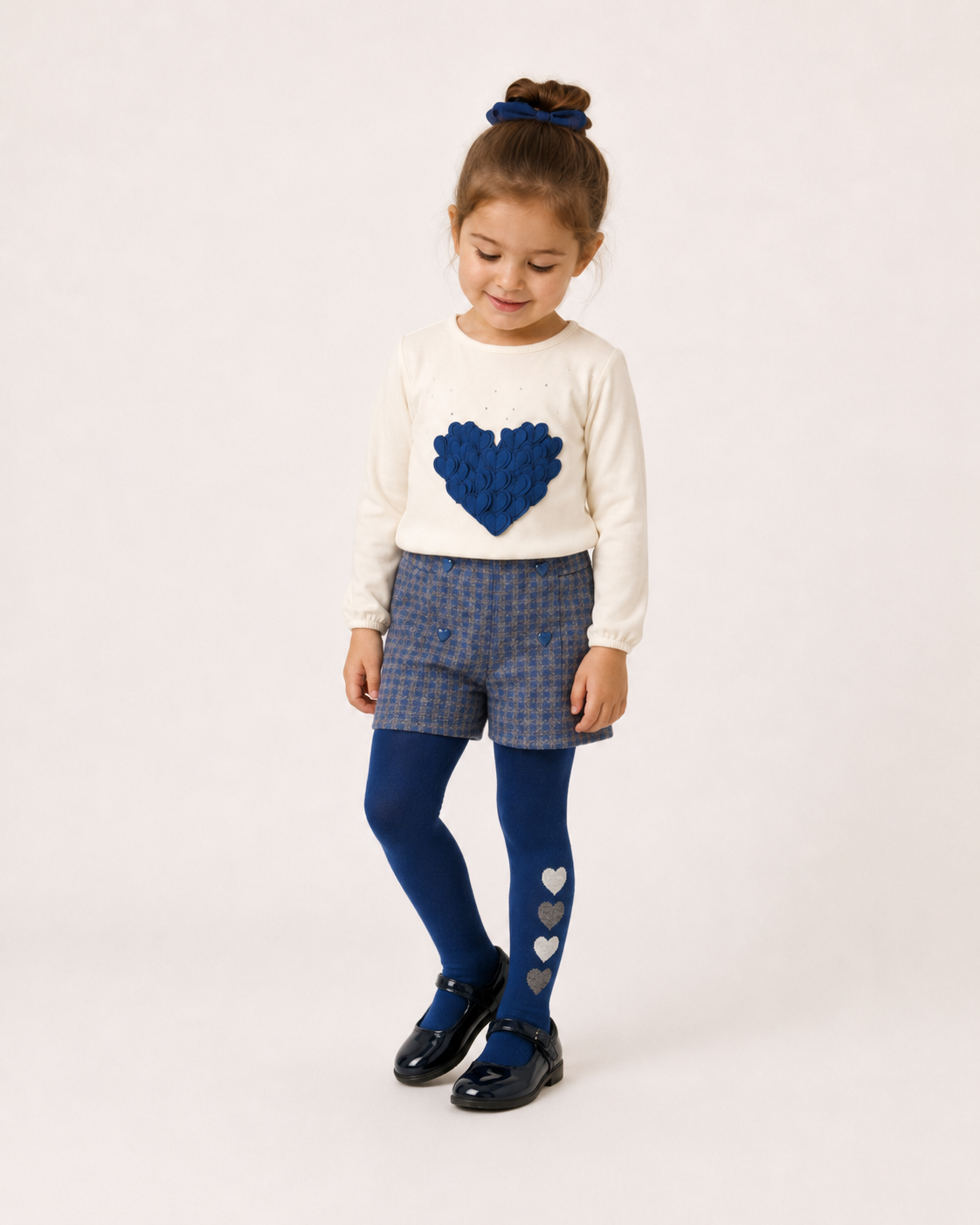 boboli outfit - blauwe short t-shirt en maillot