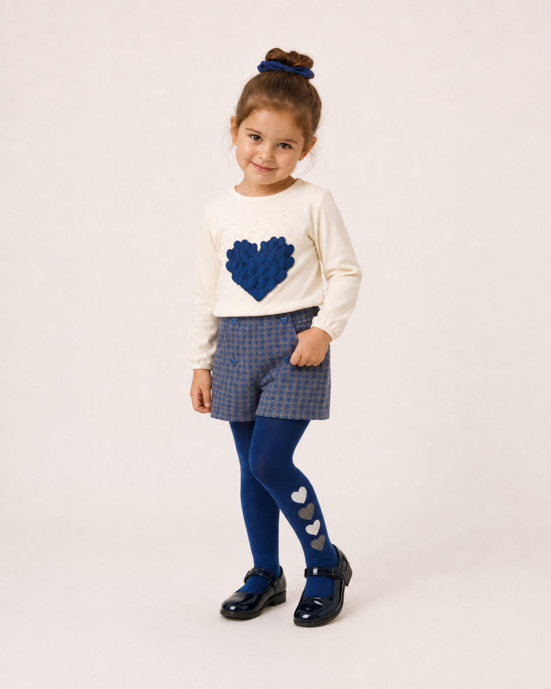 Maillot meisjes blauw met hartjes – Boboli