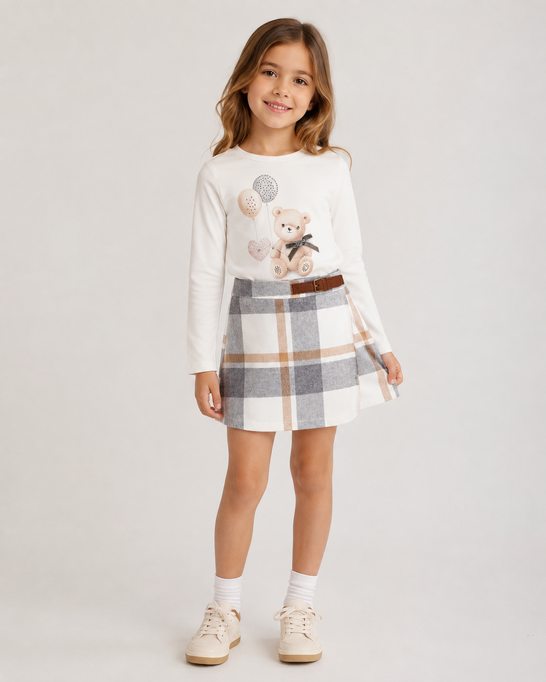 complete look iDo - wikkelrok en longsleeve