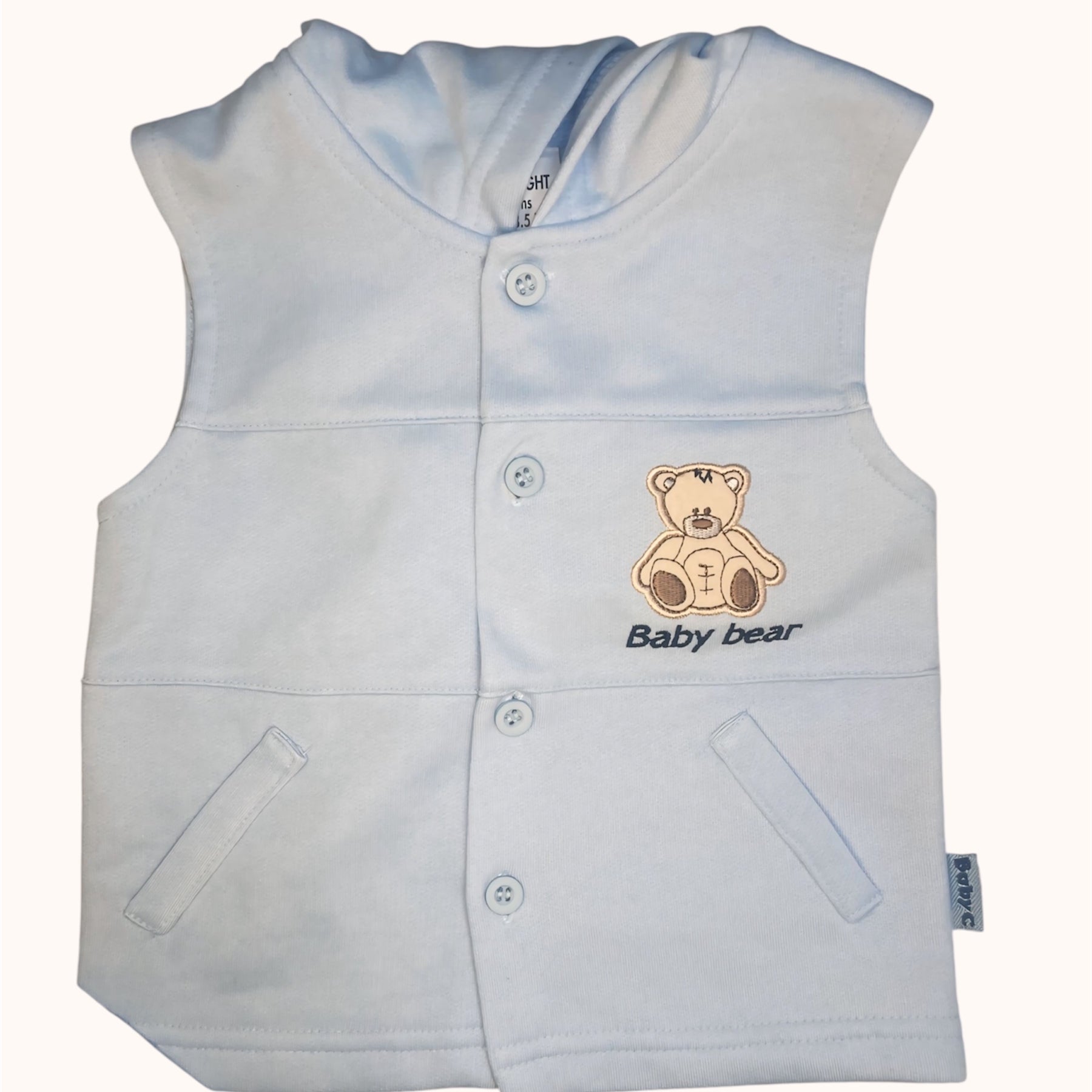 Schattig Baby Bear Setje: T-shirt, Broekje en Gilet
