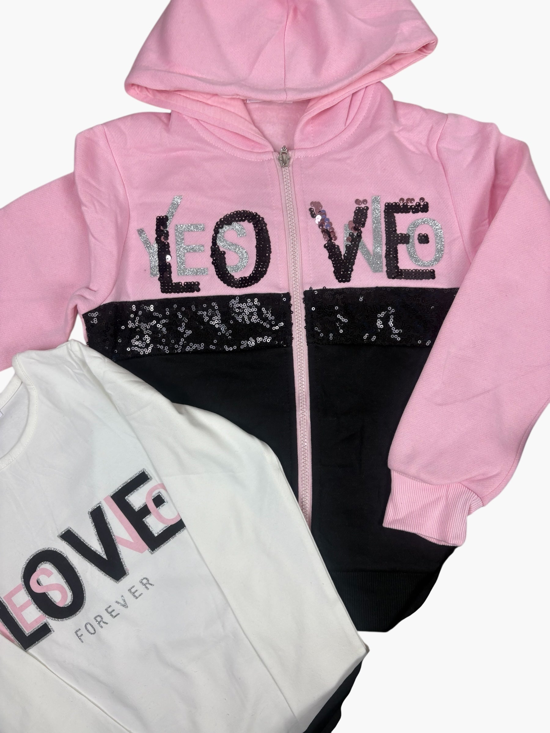 glitter meisjesset 