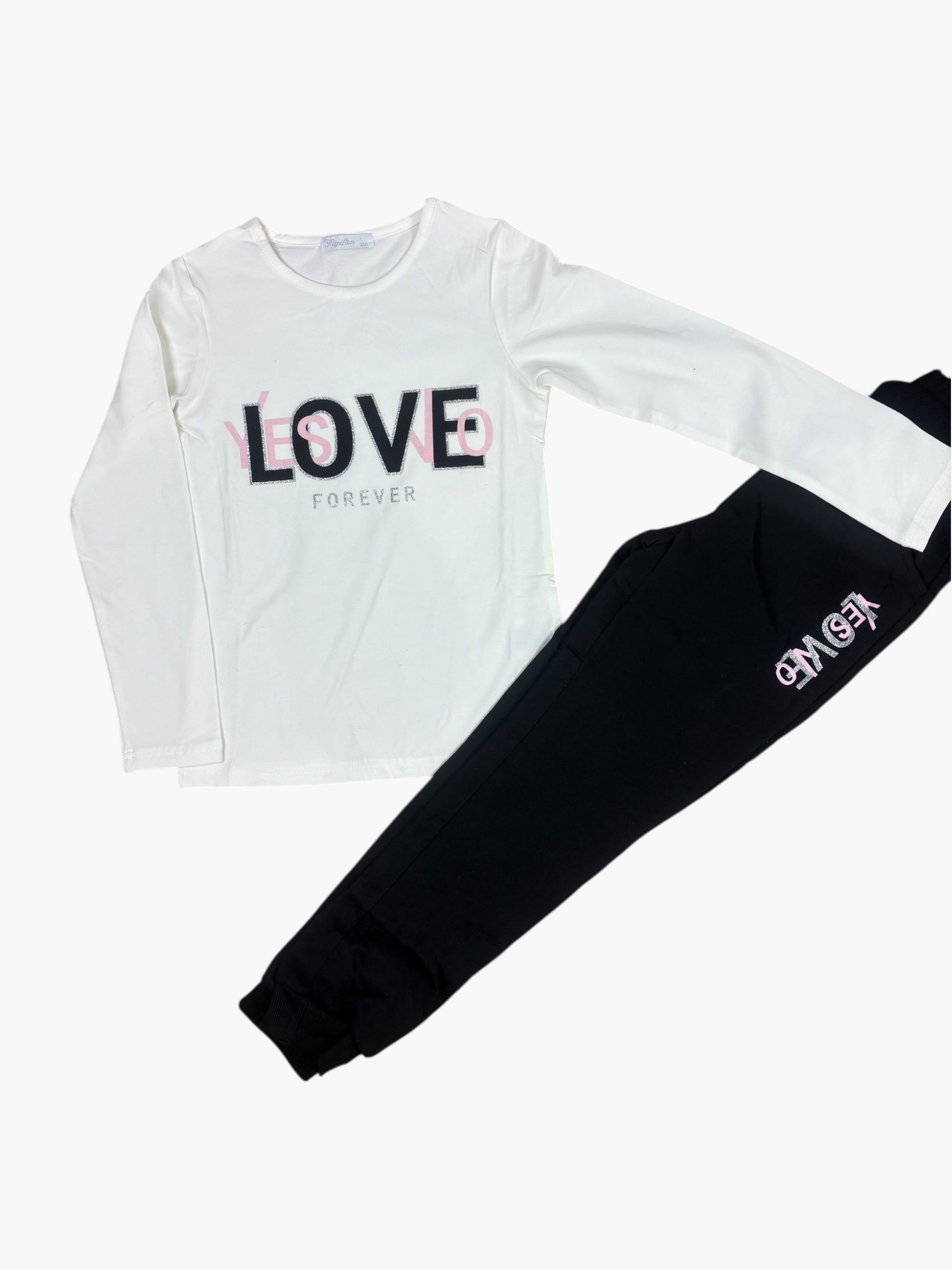 set hoodie top en joggingbroek