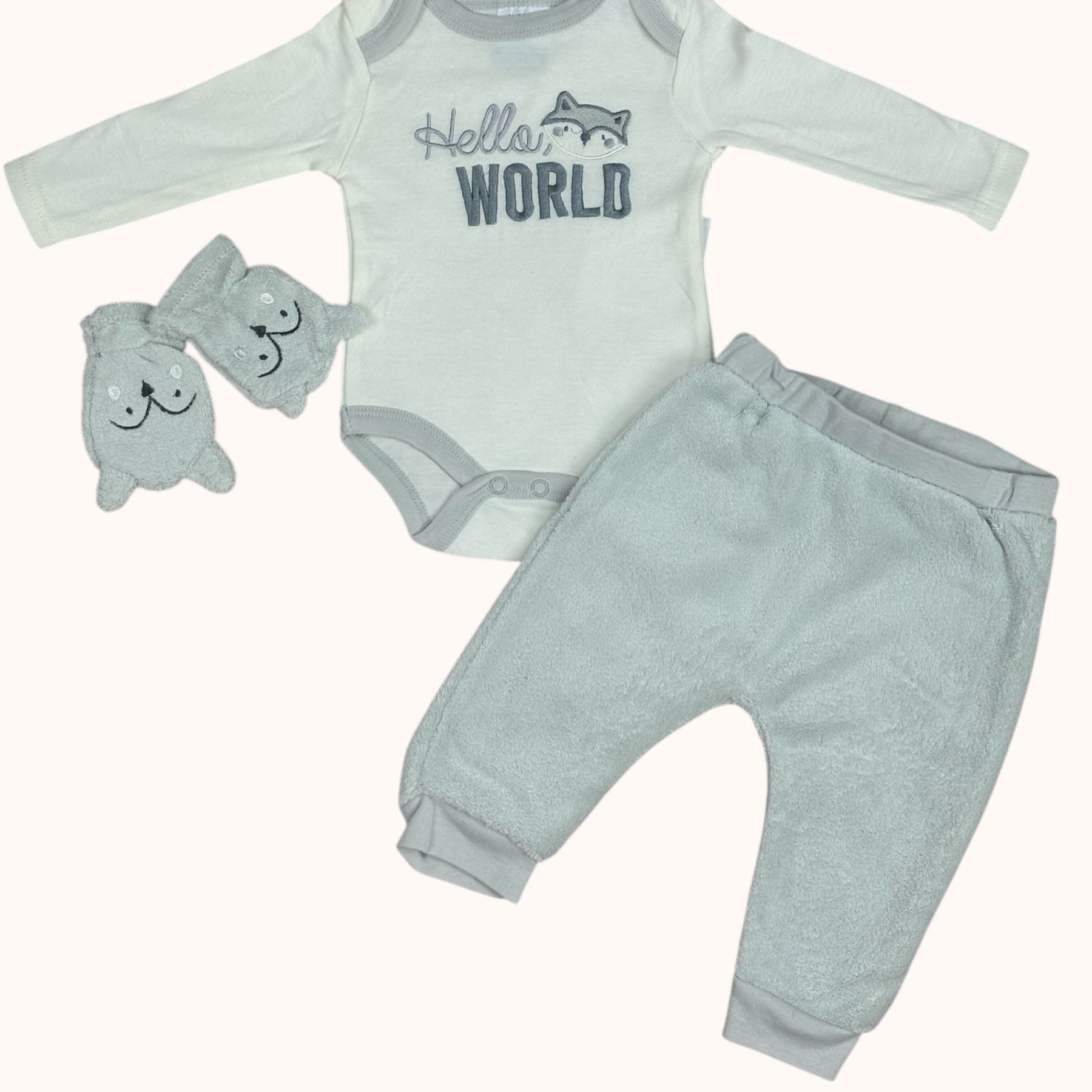 Babyset “Hello World” – Elisa Kids Boutique