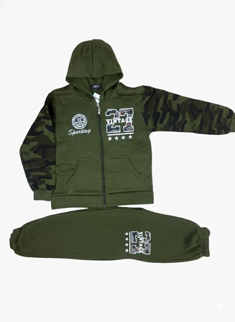 camouflage-mouwen en warme binnenkant – Elisa Kids Boutique