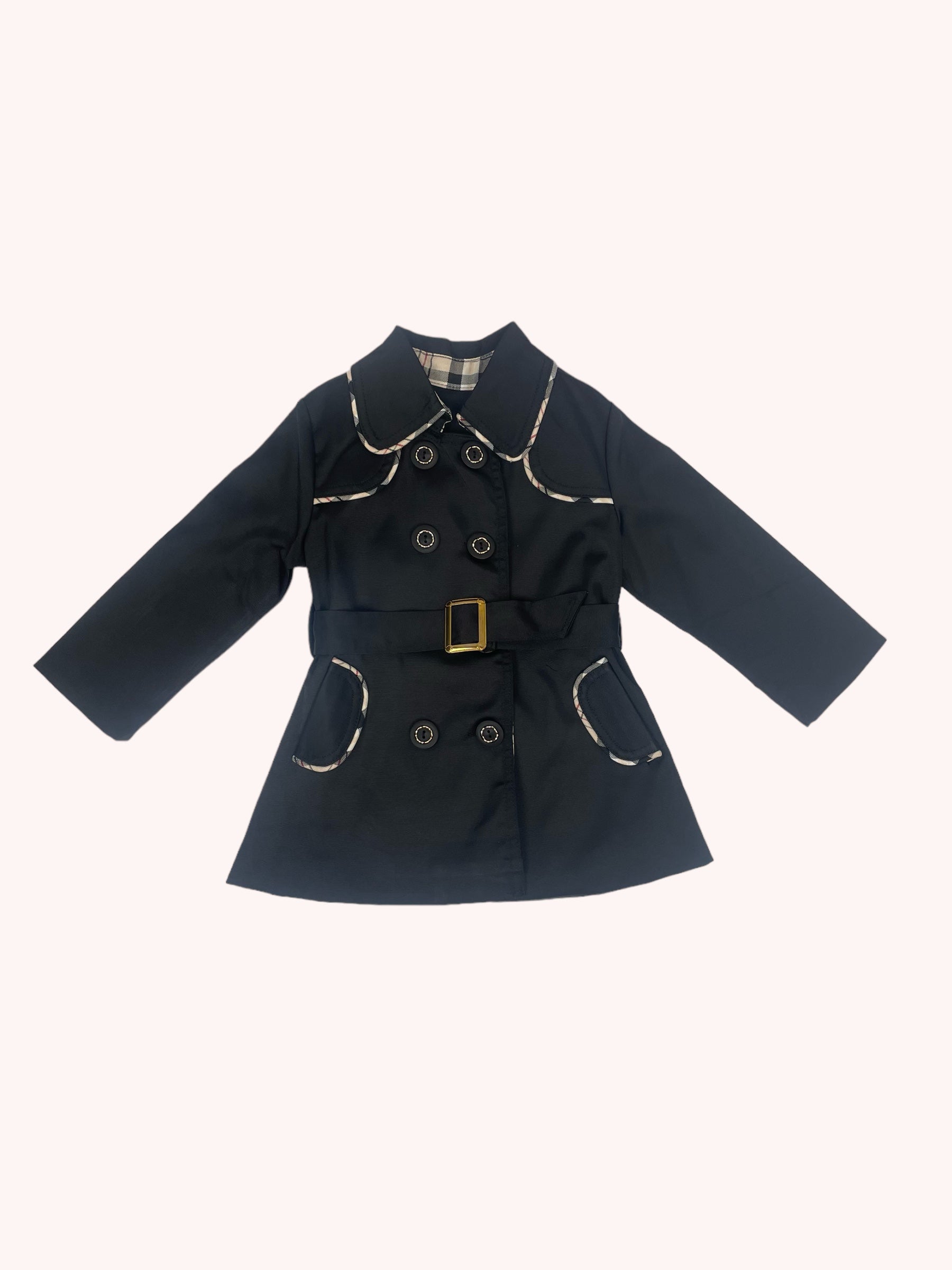 Zwarte trenchcoat + jurkje