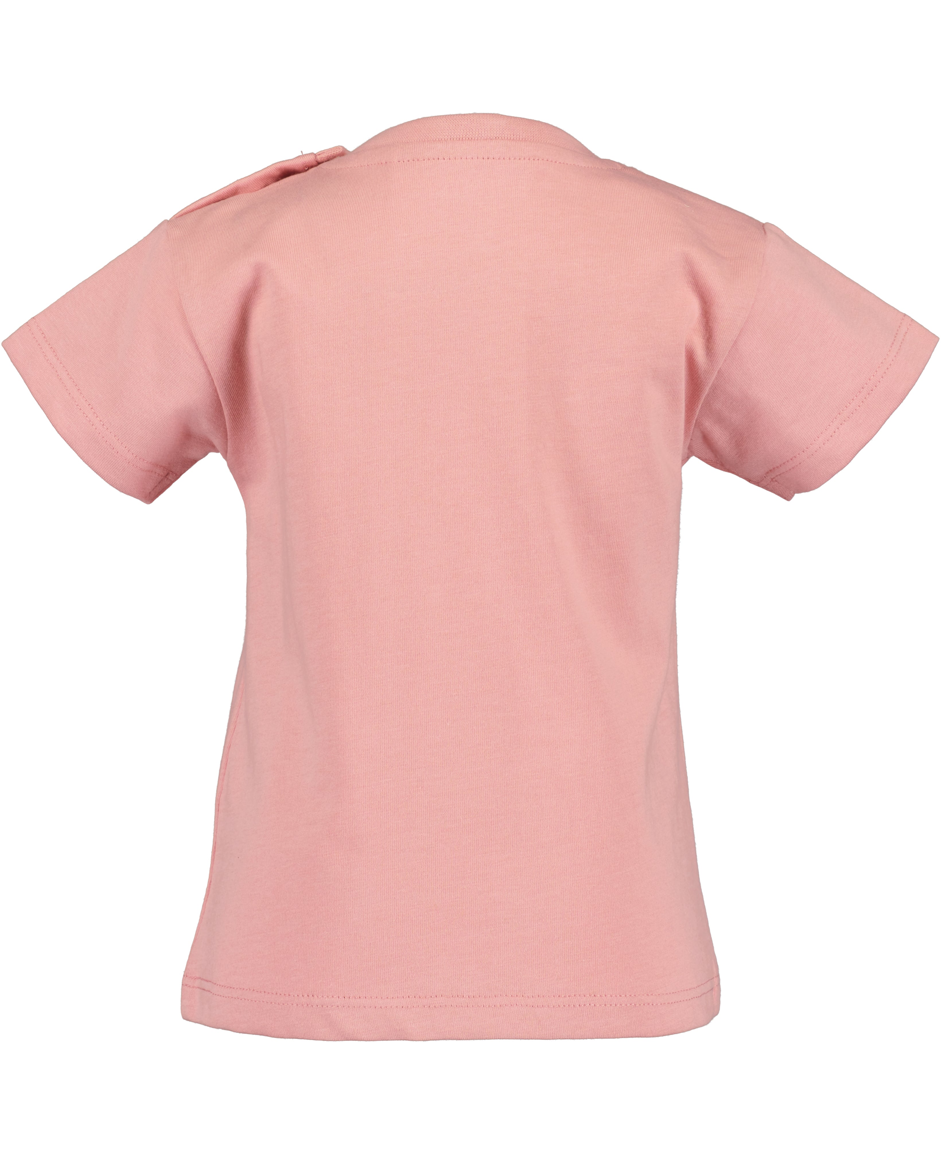 Baby meisjes t-shirt roze met 3D vlinder bloemen applicatie
