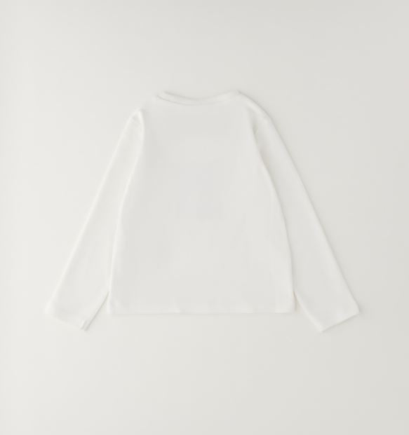 Meisjes longsleeve wit met katje – iDO