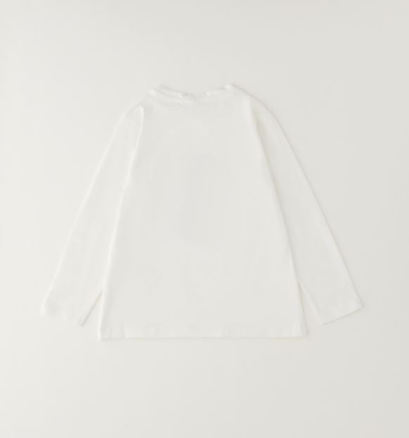 Achterzijde gebroken wit iDO meisjes longsleeve met lange mouwen