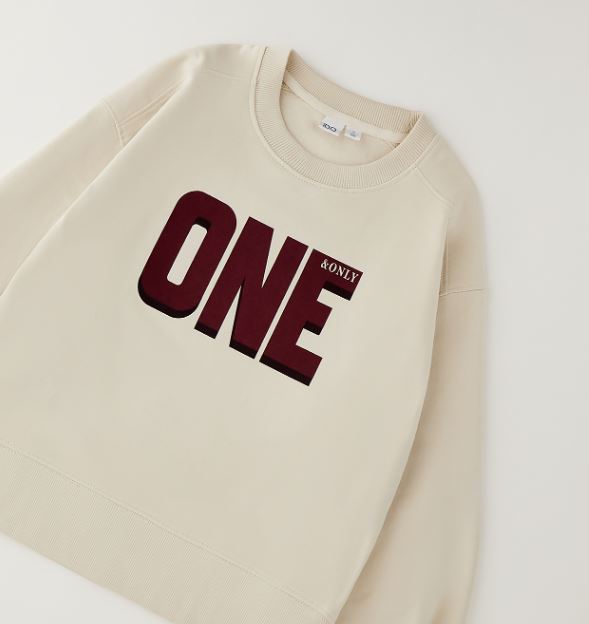 Ecru iDO sweater voor meisjes achterzijde