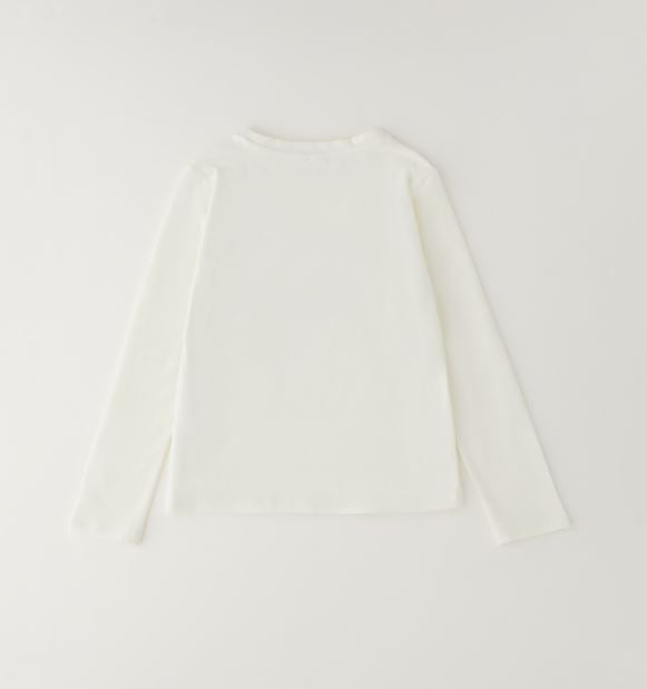 Ecru iDO longsleeve voor meisjes achterzijde